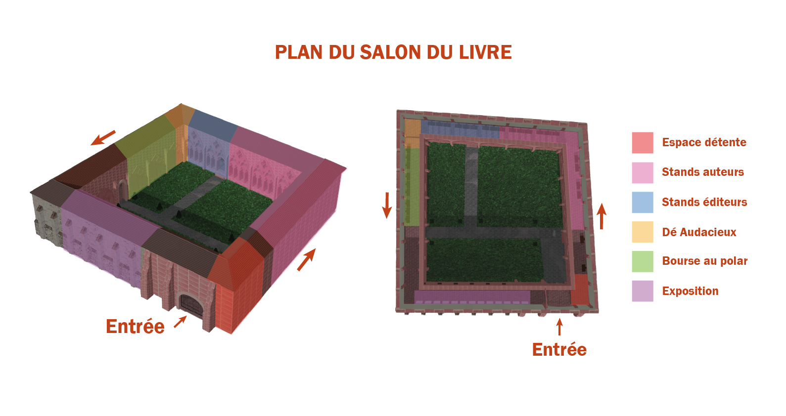 Plan du salon du livre 2026